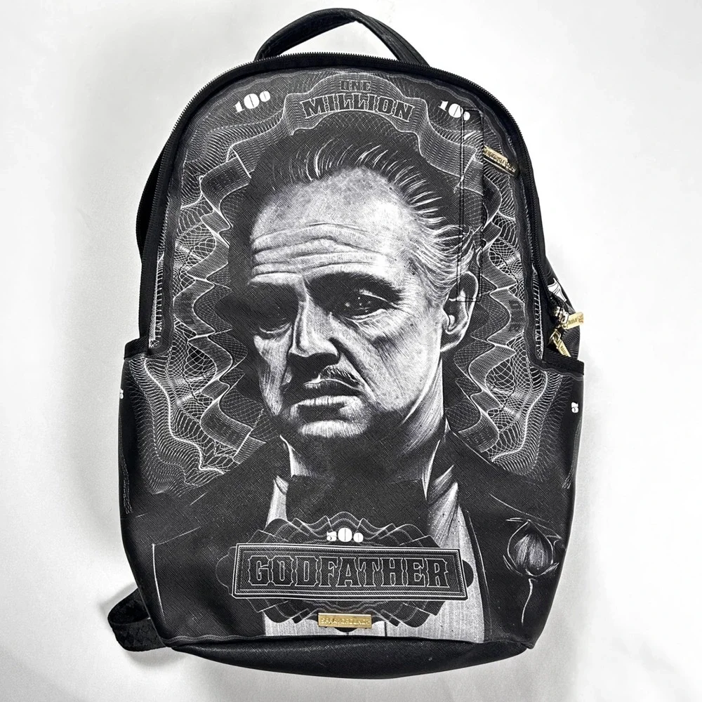 Sprayground x The Godfather Limited Edition Backpack - Rare / Needs Repair